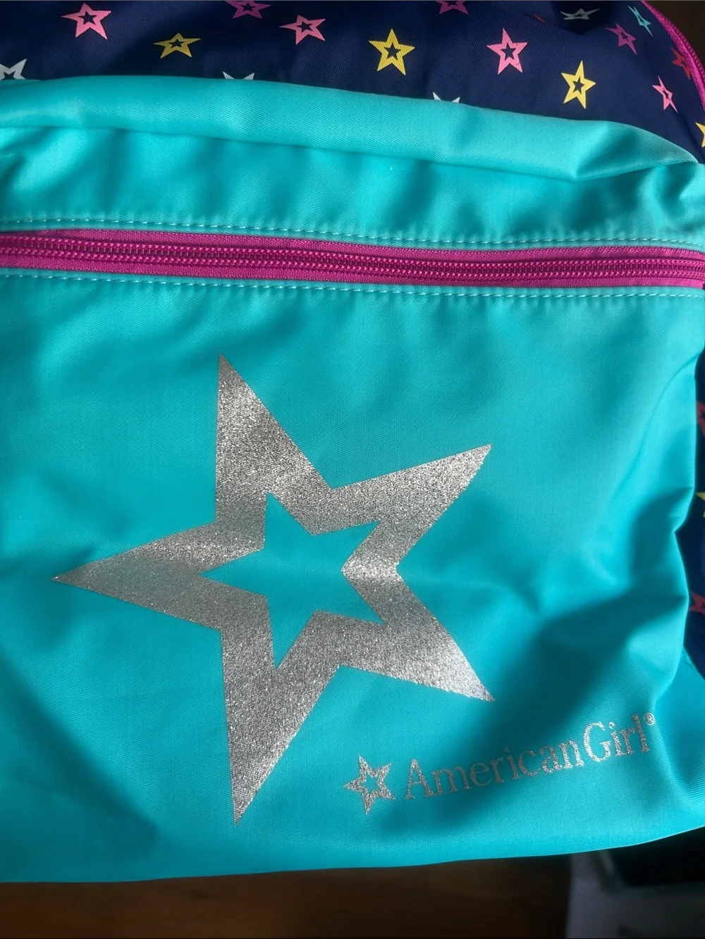 American Girl Star Student Backpack with Multicolor Stars